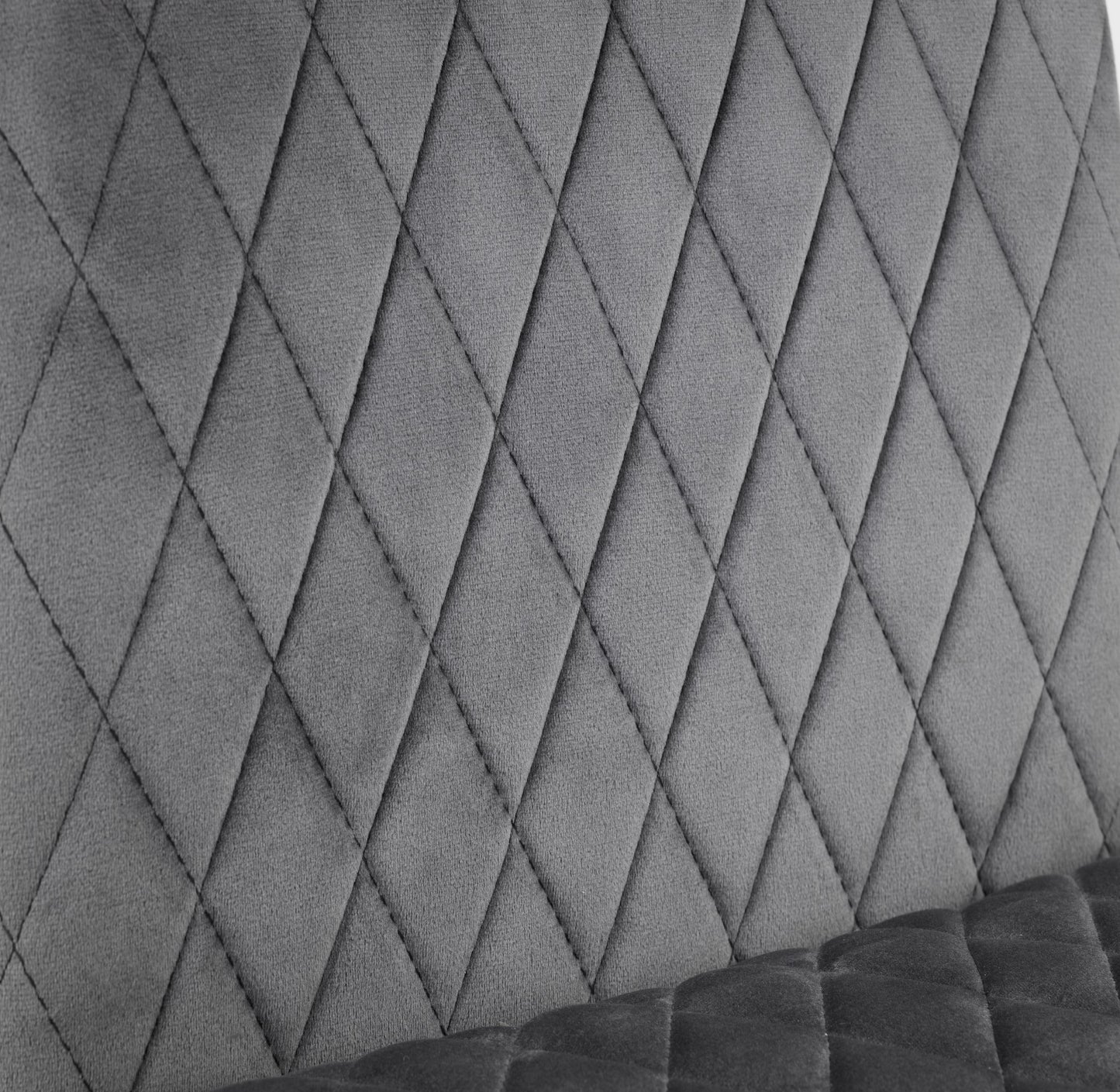 Calabria Grey Velvet Dining Chair