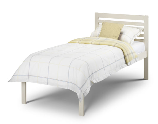 Slocum Bed Frame Stone White